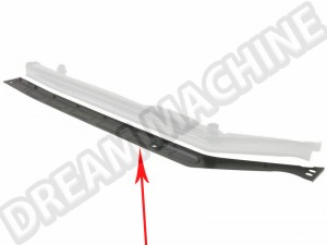 Tôle sous conduit de chauffage droit pour Volkswagen Coccinelle 1200, 1300, 1500 (1970-1980)
