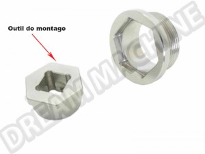 Boulon banjo pour reniflard d'huile avec outil de montage - CSP Products