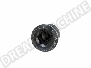 Bouchon de Clapet de Régulation de Pression d'Huile Aluminium Anodisé, Moteur VW Type 1 1200->1600cc