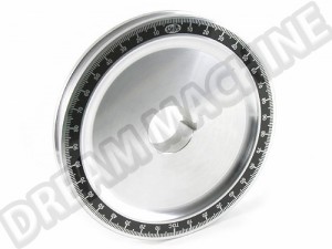 Poulie de vilebrequin Scat en aluminium billet pour moteurs VW Type 1 Aircooled