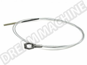 Câble d'embrayage pour Volkswagen Coccinelle & Karmann-Ghia Longueur: 2250 mm 08/60 jusque 07/61