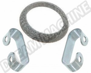 Kit de Montage de Tuyau d'Échappement 161298115 pour VW Golf/Jetta, Scirocco, Transporter T4