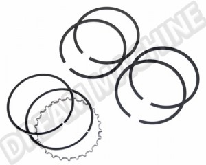 Jeu Complet de Segments pour 4 Pistons, Moteur Type 1, Cylindrée 1835cc, Diamètre 92mm 
