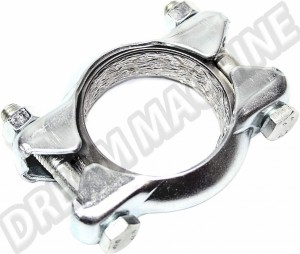 Collier pour embout d'échappement ou échangeur de chaleur et silencieux, Premier Prix Économique - Réf. 111298051