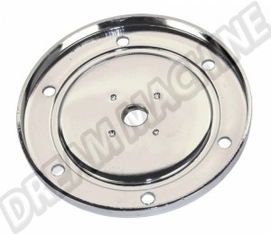 Plaque de Vidange Chrome avec emplacement Écrou Central sans Joint pour Moteur Volkswagen à partir de 1960 00-8911-0