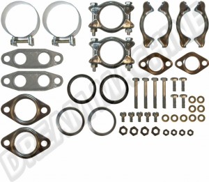 Kit Joints et Colliers d'Échappement pour Moteur Type 1 Double Préchauffage VW Coccinelle et Karmann Ghia