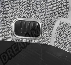 Enjoliveur de Moquette pour Aération de Chauffage en Aluminium pour Volkswagen Coccinelle 55-->07/67
