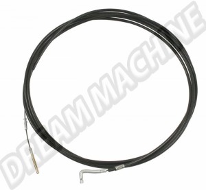 Câble de chauffage droit pour Combi T2 avec moteur Type 4 (08/1972-07/1979) - Longueur 4225 mm