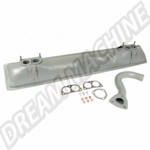 Kit Silencieux Échappement Moteur Type 4 pour VW Combi & Transporter 1.7-2.0 (1972-1985), Porsche 914 1.7-1.8 (1969-1976)