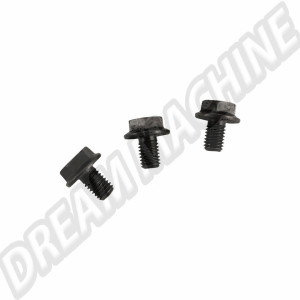 Lot de 3 boulons de poulie d'arbre à cames pour moteur pied moulé 25-36 cv