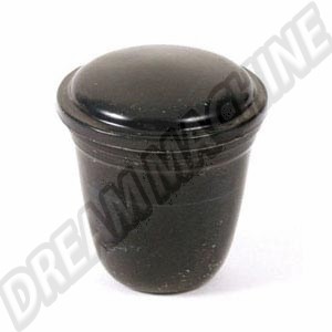 Bouton Noir Filetage 5mm VW, pour Cendrier, Câble de Starter et Interrupteur de Phare, Modèles Beetle, Karmann Ghia, Bus, Type 3