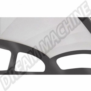 Ciel de Toit Vinyl Blanc Cassé pour Volkswagen Coccinelle Standard 1200 jusqu'à 07/1971