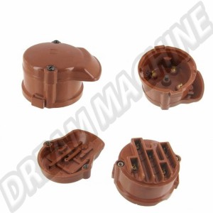 Tête d'allumeur pour fils d'allumage latéraux, Moteurs 25cv, Volkswagen Coccinelle & T2 Splits 1950-1955 ref 111905207