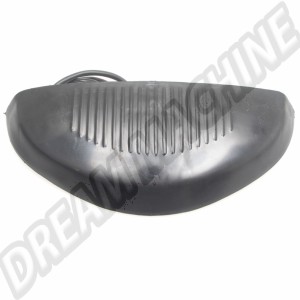 Feu d'éclairage de plaque d'immatriculation en plastique noir pour Volkswagen Coccinelle 66-86 - Set complet