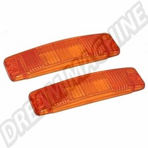Cabochons de Clignotant Orange Hella pour Volkswagen Coccinelle 1200 & 1303, après 08/1974 