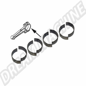 Coussinets de bielles côte +0,50 pour Volkswagen Coccinelle & Combi 60-> - Marque Mahle