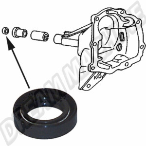 Joint Spi sur commande de boîte de vitesses (24x15x7) pour véhicules Volkswagen