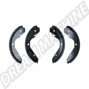 Mâchoires garnitures de frein avant pour Volkswagen Cox 1302 et 1303, qualité BBT - Réf 113609237L-BBT