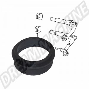 Joints sur Bras de Suspension pour Volkswagen 08/1965 et plus - 4 pièces, Référence : 131405129 / 131405131