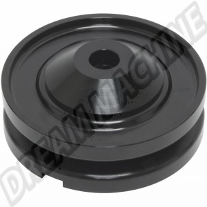 Poulie d'Alternateur et de Dynamo Aluminium Renforcée Noir pour Volkswagen aircooled Moteur Typ1 