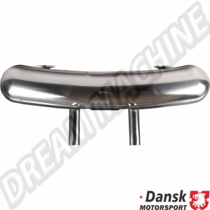 Échappement sport arrière avec double sortie Ø50 mm pour Porsche 911 S/911 T/E/S/911 Carrera (années de montage : 08/71-07/73, 01/63-07/73, 08/73-07/75)