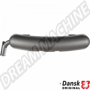 Échappement arrière en acier inoxydable pour Porsche 911 S (injection mécanique) 2.4 08/71-07/73, Porsche 911 T/E/S (non injection mécanique) 2.0-2.4 01/63-07/73