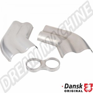 Embout de sortie d'échappement en acier inoxydable pour Porsche 911 Turbo 09/77-07/89, position arrière
