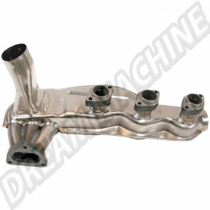 Échangeur thermique en acier inoxydable pour Porsche 911 Carrera 3.2 (08/83-07/89) et Porsche 911 Turbo 3.3 (08/83-07/89) - Gauche/Droite