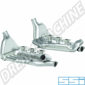 Kit échangeur de chaleur en acier inoxydable, gauche/droite, SSI 1623105310 pour Porsche 911 Conversion (1963-1989).