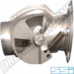 Boîte de contrôle de chaleur en acier inoxydable 1623200670, côté conducteur, pour Porsche 911 (1963-1986), Porsche 912 (1965-1969)