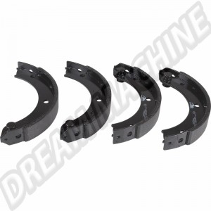 Jeu de 4 mâchoires de frein à main pour Porsche 911 & 930 3.0 - Arrière