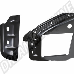 Tôle de réparation doublure d'aile avant gauche DANSK pour Porsche 911 type F et 912 (1969-1973)