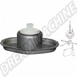 Palier avec rotule pour levier de vitesses - Golf 1/1 Cabriolet, Golf Caddy, Jetta 1, Scirocco 1/2