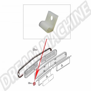 Support de Trappe d'Air Frais pour VW Combi T2 Bay Window, 1968-1979