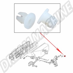 Clip de maintien pour levier de commande d'air frais ou de chauffage Combi 1968-1972, Plastique 