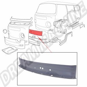Tôle Intérieure Sous Phares Bas de Face Avant pour VW Combi Bay Window (08/1967-07/1972)