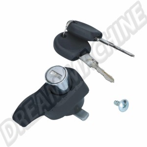 Poignée de Serrure Noire de Hayon Arrière pour VW Combi 08/71-07/79