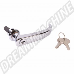 Poignée extérieure chromée de porte battante courte pour Combi T2 08/58 -> 07/67 et Kombi Brésil