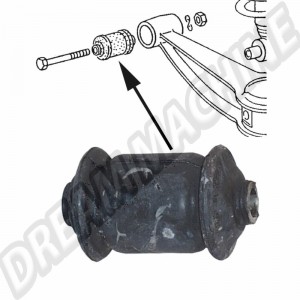 Silentblocs de triangle de suspension avant inférieur pour VW Transporter T3 1.6-2.1 (incl. D) 05/79-07/92
