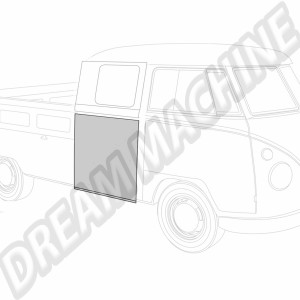 Tôle de Réparation Latérale Droite Partie Basse pour Volkswagen Split Double Cabine, Modèles Jusqu'à 1967