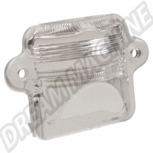 Lentille d'éclairage de plaque pour Volkswagen Coccinelle 8.63->  / Porsche 911 .65-.88