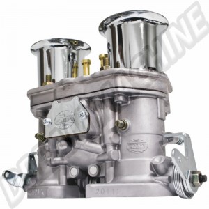 Carburateur EMPI 44 HPMX avec prises d'air chromées pour véhicules à carburateurs doubles