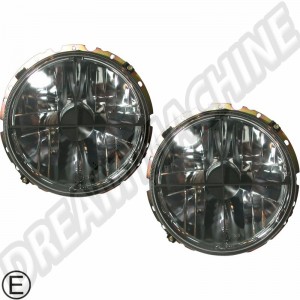 Phares H4 Croix Fumés Homologués Volkswagen 8.67-7.93