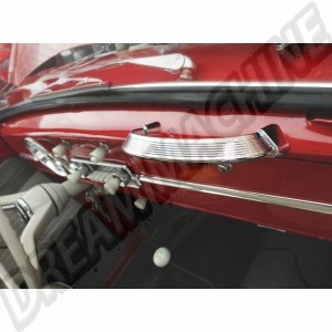 Poignée de maintien en aluminium chromé pour Volkswagen Coccinelle (08/1957-07/1967) - AAC005