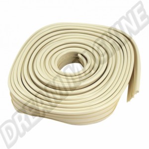 Joints d'aile couleur Ivoire pour Volkswagen Coccinelle - Rouleau de 8 mètres
