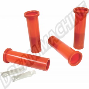 Kit de Bagues d'Essieu B6-5271-2 pour VW Combi T2 08/67-07/79, Polyuréthane Rouge