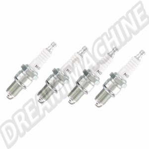 bougies ngk bp6es pour moteurs haute performance (à partir de 1980), référence ngkbp6es, taille de filetage m14 x 1,25