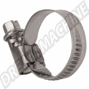 Collier Serflex diamètre 25mm pour durite de 16 à 27mm