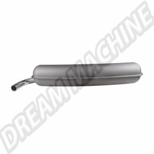 Silencieux Arrière d'Échappement pour Porsche 914-4 1973-1976 2000cc, Sortie en Acier Inoxydable Poli