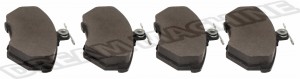 Jeu de plaquettes de frein avant 16,25 mm pour VW Golf/Jetta GTI 16V